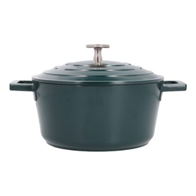 Cast Aluminium Round Casserole Dish with Lid 2.5L