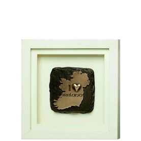 I Love Ireland Framed Bronze Plaque