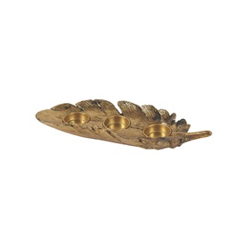 Feather T-Light Candle Holder