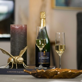 Feather T-Light Candle Holder
