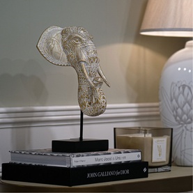 Elephant Head Large Ornament