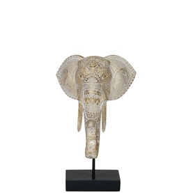 Elephant Head Large Ornament
