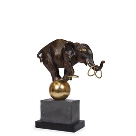 Elephant At Play Ornament