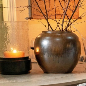 Janet Hurricane Candle Holder