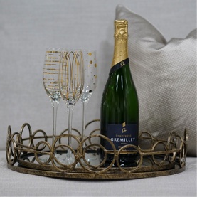 Remy Mirrored Tray, Set of Two