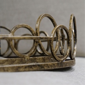 Remy Mirrored Tray, Set of Two