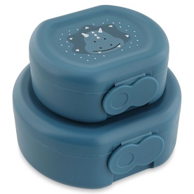 Mr. Triceratops Clip Snack Box Two-Piece Set