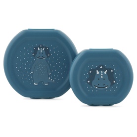 Mr. Triceratops Clip Snack Box Two-Piece Set