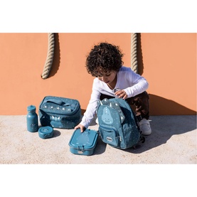Mr. Triceratops Clip Snack Box Two-Piece Set