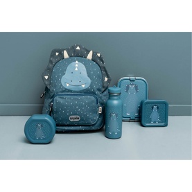 Mr. Triceratops Clip Snack Box Two-Piece Set