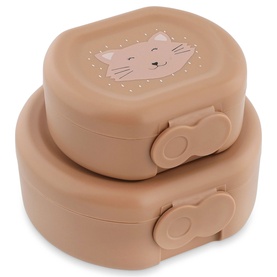 Mrs. Cat Clip Snack Box Two-Piece Set
