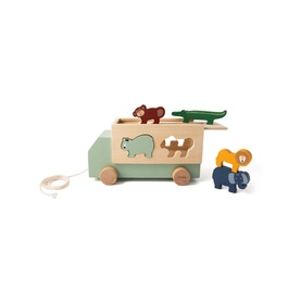 Wooden Animal Truck