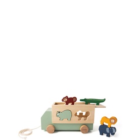 Wooden Animal Truck
