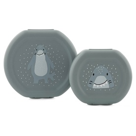 Mr. Shark Clip Snack Box Two-Piece Set