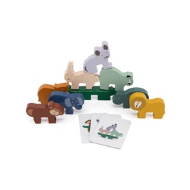 Wooden Animal Stacking Game