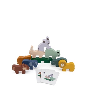 Wooden Animal Stacking Game