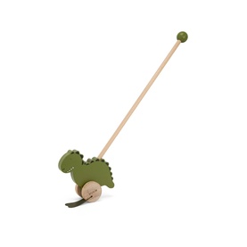 Mr. Dino Wooden Push Along Toy