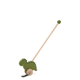 Mr. Dino Wooden Push Along Toy