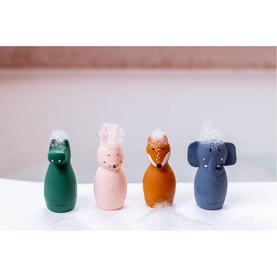 Mrs. Elephant & Mr Crocodile Squeezy Animal Bath Toys