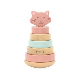 Mrs. Cat Wooden Stacking Toy