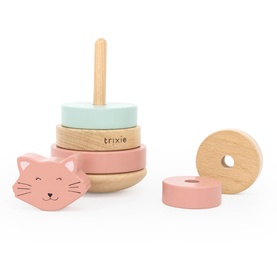 Mrs. Cat Wooden Stacking Toy