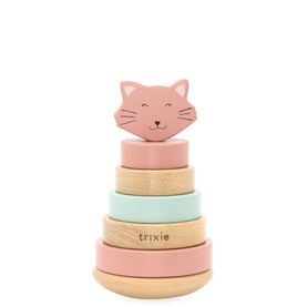 Mrs. Cat Wooden Stacking Toy