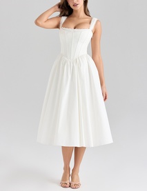 Amara Corset Midi Dress