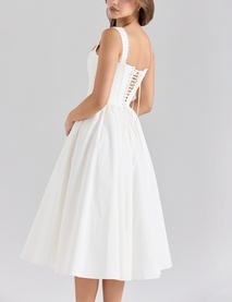 Amara Corset Midi Dress