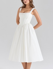 Amara Corset Midi Dress