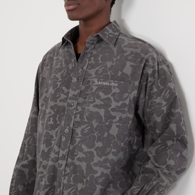 Patch Pocket Camouflage Overshirt