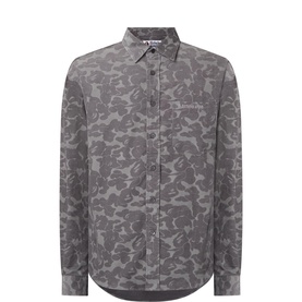 Patch Pocket Camouflage Overshirt
