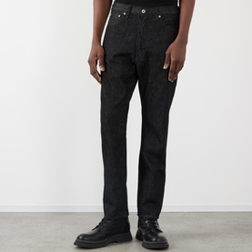 Mid-Rise Straight Leg Jeans