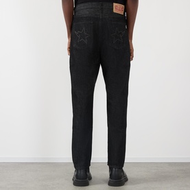 Mid-Rise Straight Leg Jeans