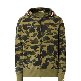 1st Camo Shark Logo Hoodie
