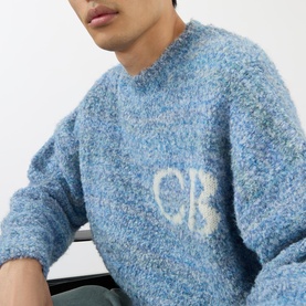 Boucl&eacute; Logo Sweater