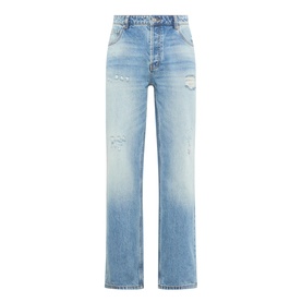Beverley Straight Leg Distressed Jeans