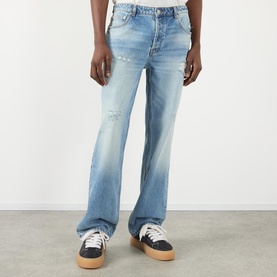 Beverley Straight Leg Distressed Jeans