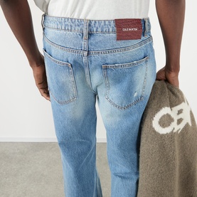 Beverley Straight Leg Distressed Jeans