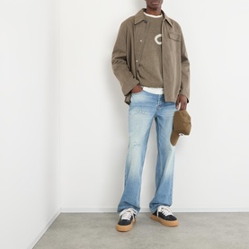 Beverley Straight Leg Distressed Jeans