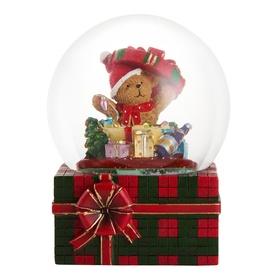 Christmas Bear Snow Globe