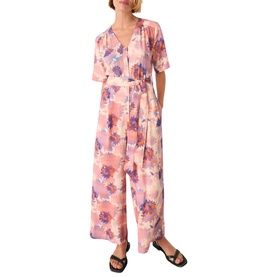 Floral Belted Jumpsuit