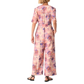 Floral Belted Jumpsuit