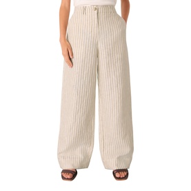 Stripe Wide Leg Trousers