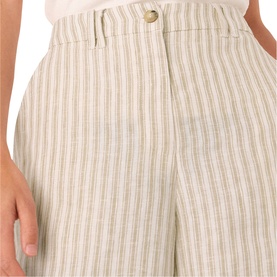 Stripe Wide Leg Trousers