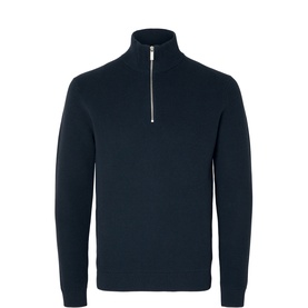 Half-Zip Knitted Sweater