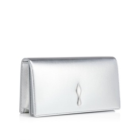 Bettina Metallic Leather Clutch