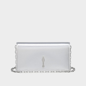 Bettina Metallic Leather Clutch