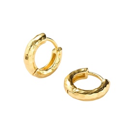 Bali Chunky Huggie Earrings
