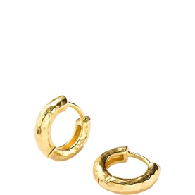 Bali Chunky Huggie Earrings