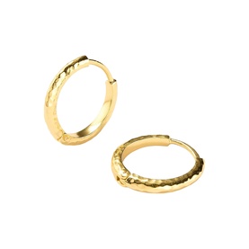 Bali Textured Hoop Earrings